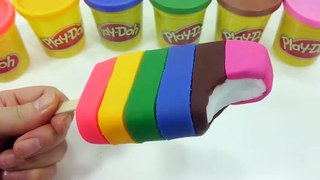 DIY How To Make 'Colors Plastic Slime Clay Icecream' Learn Colors Slime Surprise