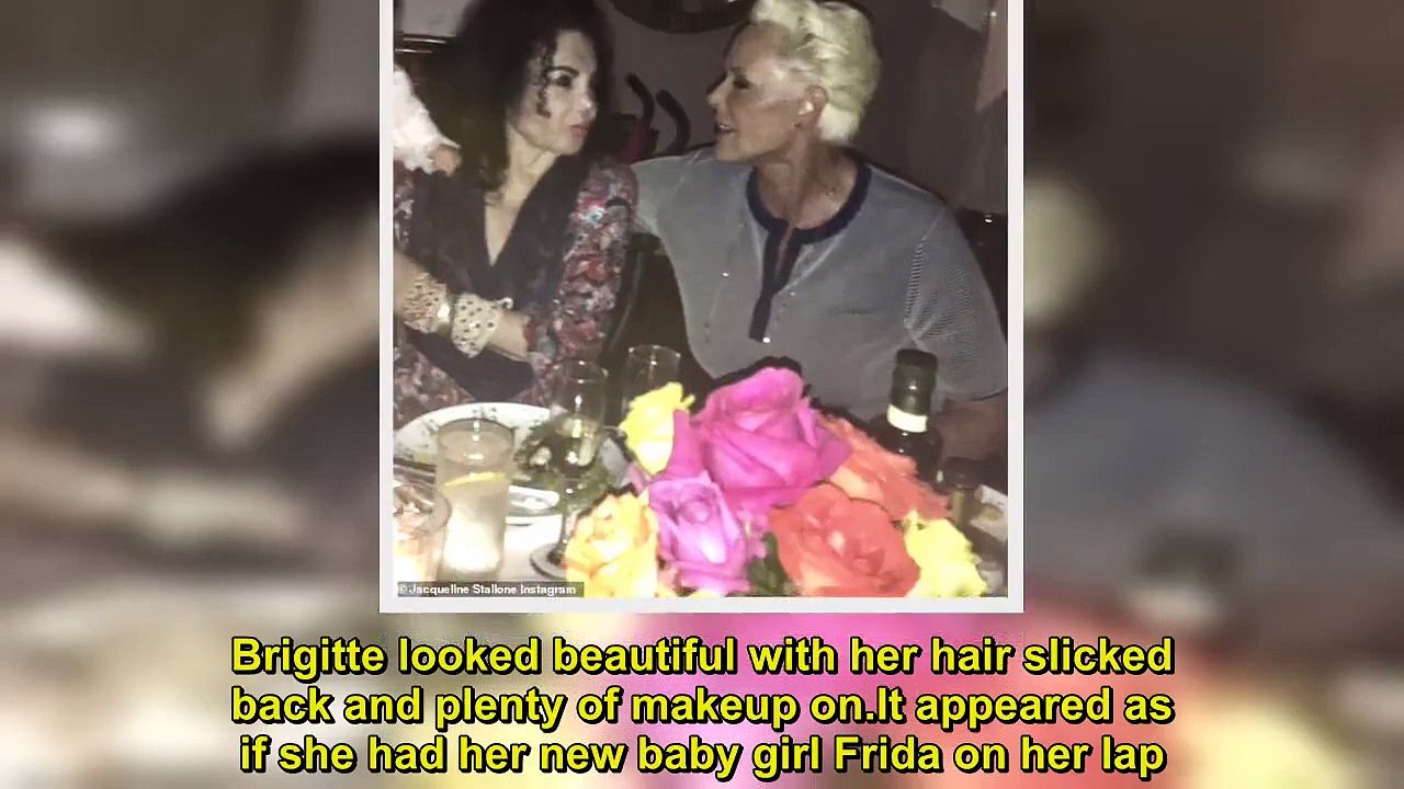 Brigitte Nielsen, 55, spends time with her ex-husband Sylvester Stallone's mother