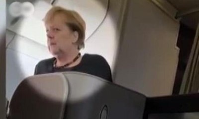 Dünya Merkel'in bu görüntülerini konuşuyor