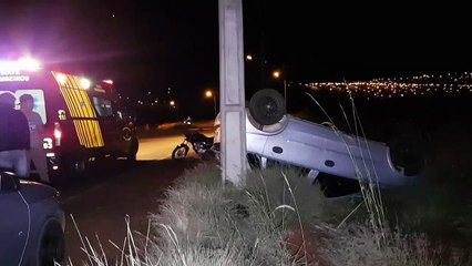 Capotamento é registrado no Florais do Paraná