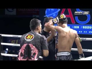 "เบิกบาน ลูกเมืองเพชร"  Vs "หยกขาว ธนกรยิม" | PPTV Muay Thai Fight Night | 26 พฤศจิกายน 2559