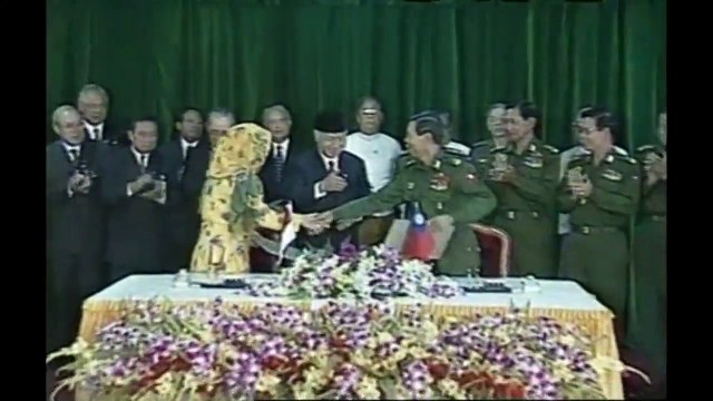Kunjungan Presiden Soeharto Ke Birma/Myanmar, Mendukung Rezim Militer 23 Februari 1997