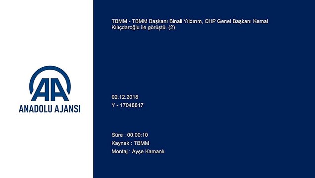 TBMM Başkanı Yıldırım, CHP Genel Başkanı Kılıçdaroğlu ile görüştü (2) - TBMM