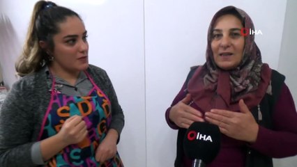 Siirt’te iş bulamayan işitme engelli Elif Oğuz, kendi işinin patronu oldu