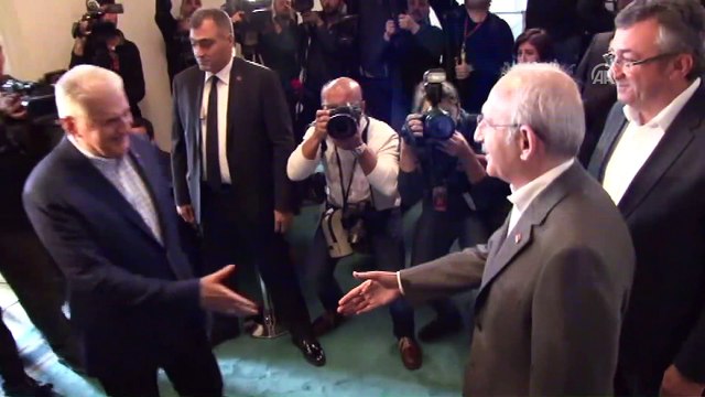 TBMM Başkanı Yıldırım, CHP Genel Başkanı Kılıçdaroğlu ile görüştü (3) - TBMM