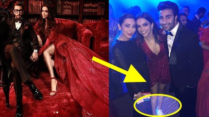 Deepika & Ranveer Reception: Deepika ditches her heels & slips into a pair of sneakers | FilmiBeat