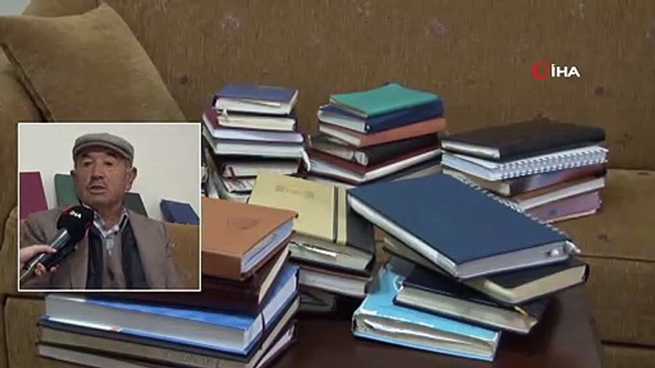 Mürsel Amca'nın 52 Yıldır Tuttuğu Günlüklerde Köyün Sırları Saklı  iha