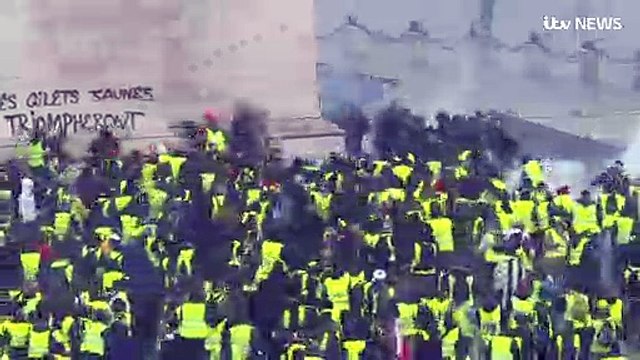 Injuries and arrests as Paris fuel tax protests turn violent -