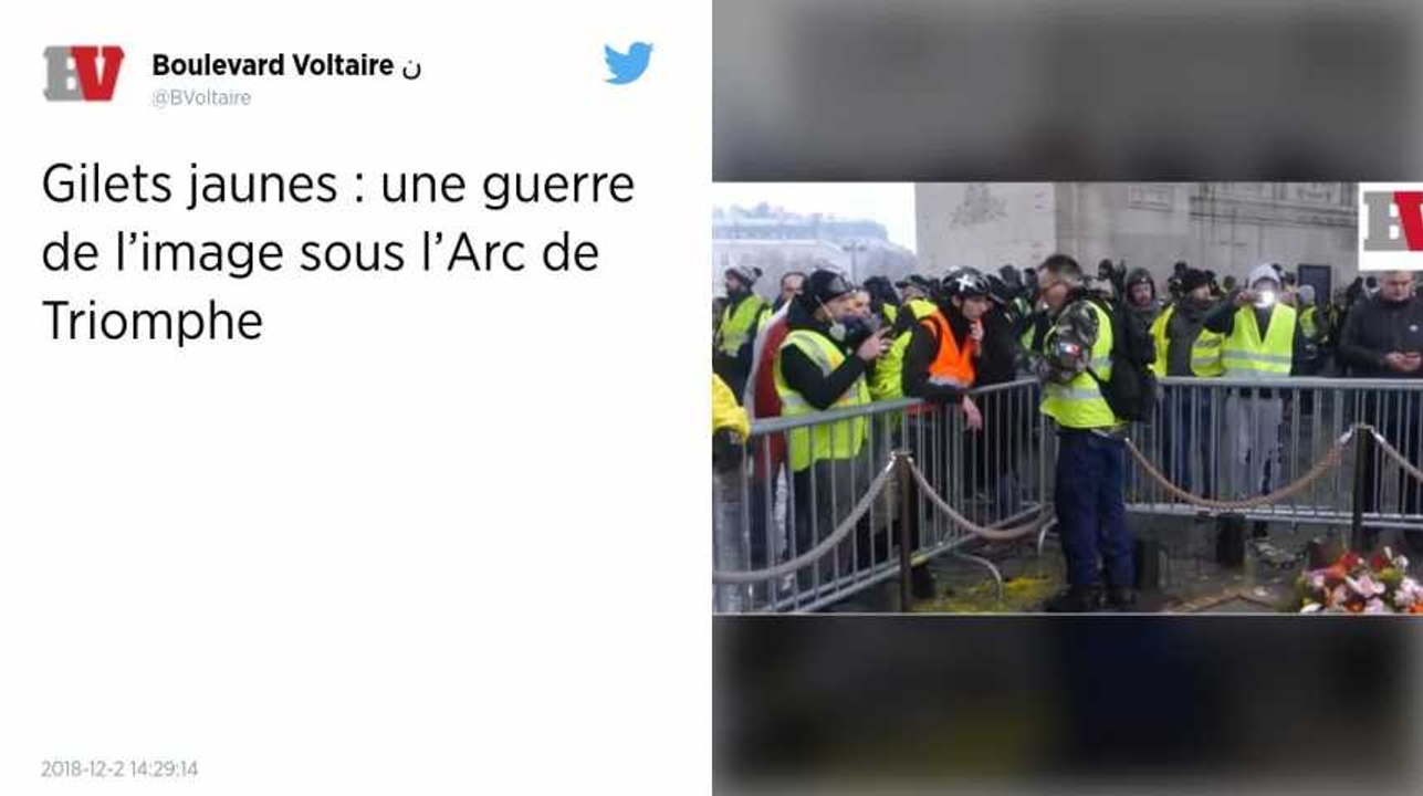 Gilets jaunes. Les images impressionnantes de l'Arc de Triomphe saccagé