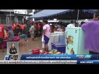 เลยวิกฤติหนักน้ำท่วมเสียหายกว่า 100 หลังคาเรือน - เที่ยงทันข่าว