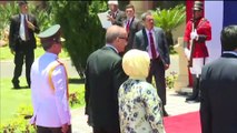 Cumhurbaşkanı Erdoğan Paraguay'da - Resmi karşılama töreni - ASUNCION