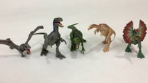 Jurassic World Fallen Kingdom Attack Pack Dinos Velociraptor Blue Green || Keith's Toy Box