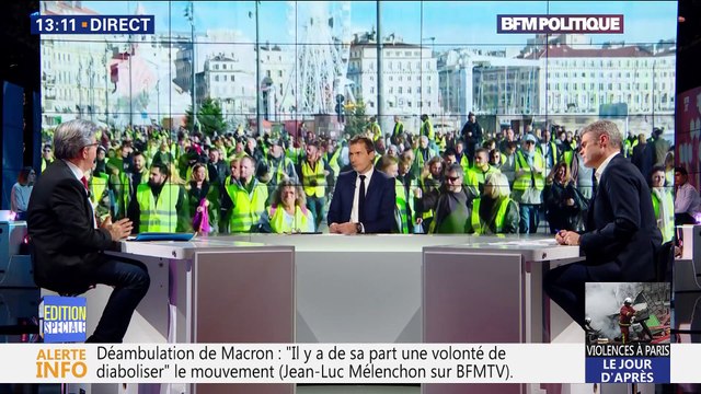 Politiques au quotidien: À un moment donné, le peuple français sort de son lit et emporte tout sur son passage , Jean-Luc Mélenchon