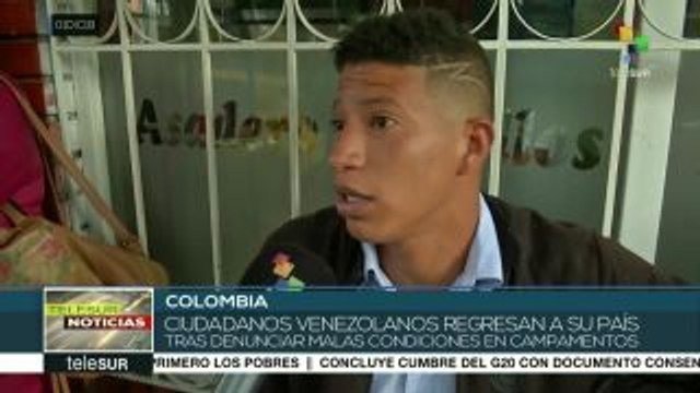 teleSUR Noticias: 40 venezolanos regresan a su país desde Colombia