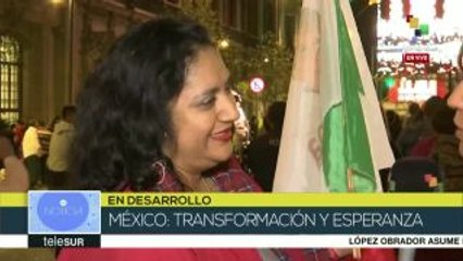 México: espíritu de fiesta por asunción de AMLO