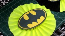 Ideias Lindas Rosetas para Decorar sua Festa do Batman - Tutorial Completo - Profissão Decorador