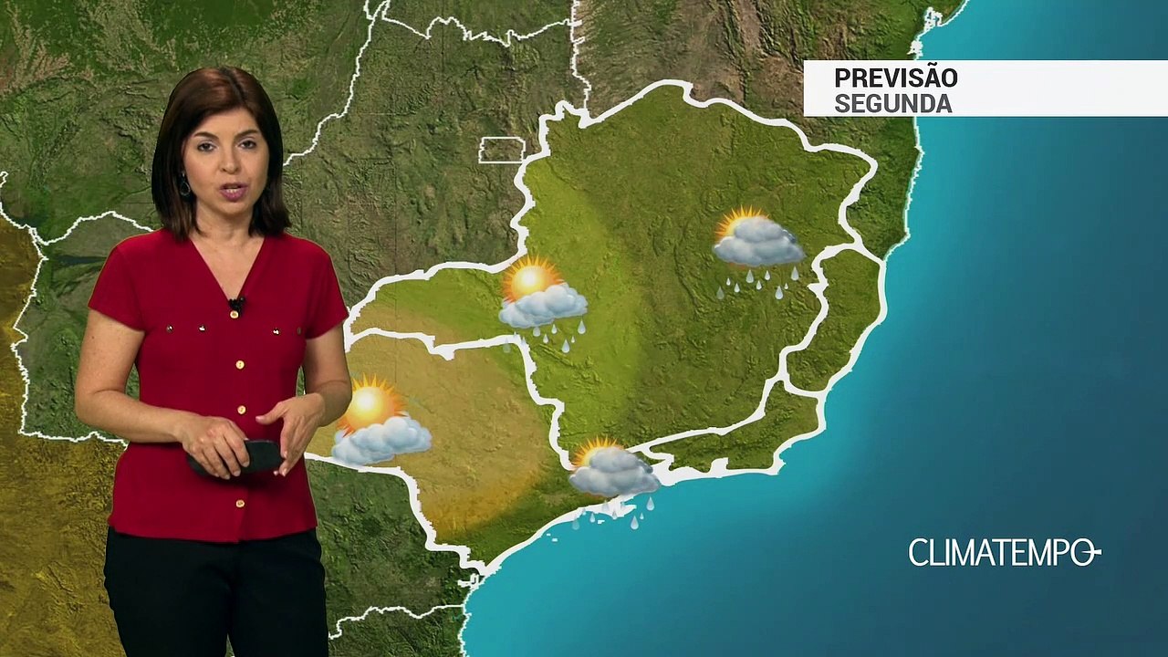 Previsão Sudeste – MG e ES com chuva volumosa