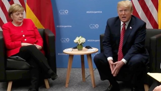 Trump Praises Former President George H. W. Bush In Meeting With German Chancellor Merkel