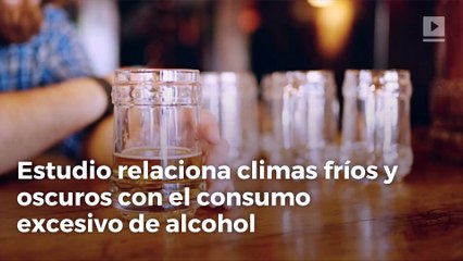 Estudio relaciona climas fríos y oscuros con el consumo excesivo de alcohol