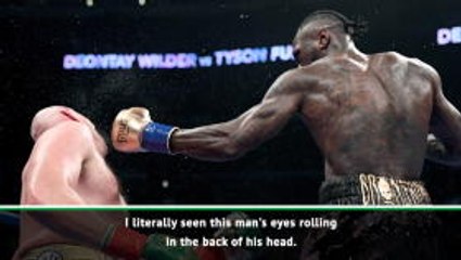 'God knows how he got back up' - Wilder on Fury's 12th round knockdown