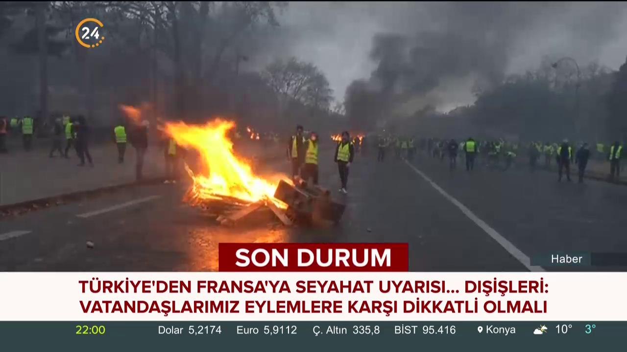 Paris yanıyor