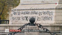Violences à Paris : l'Arc de triomphe, un symbole de la République vandalisé
