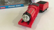 Thomas and Friends Talking James TrackMaster Motorized Railway - Unboxing Demo Review