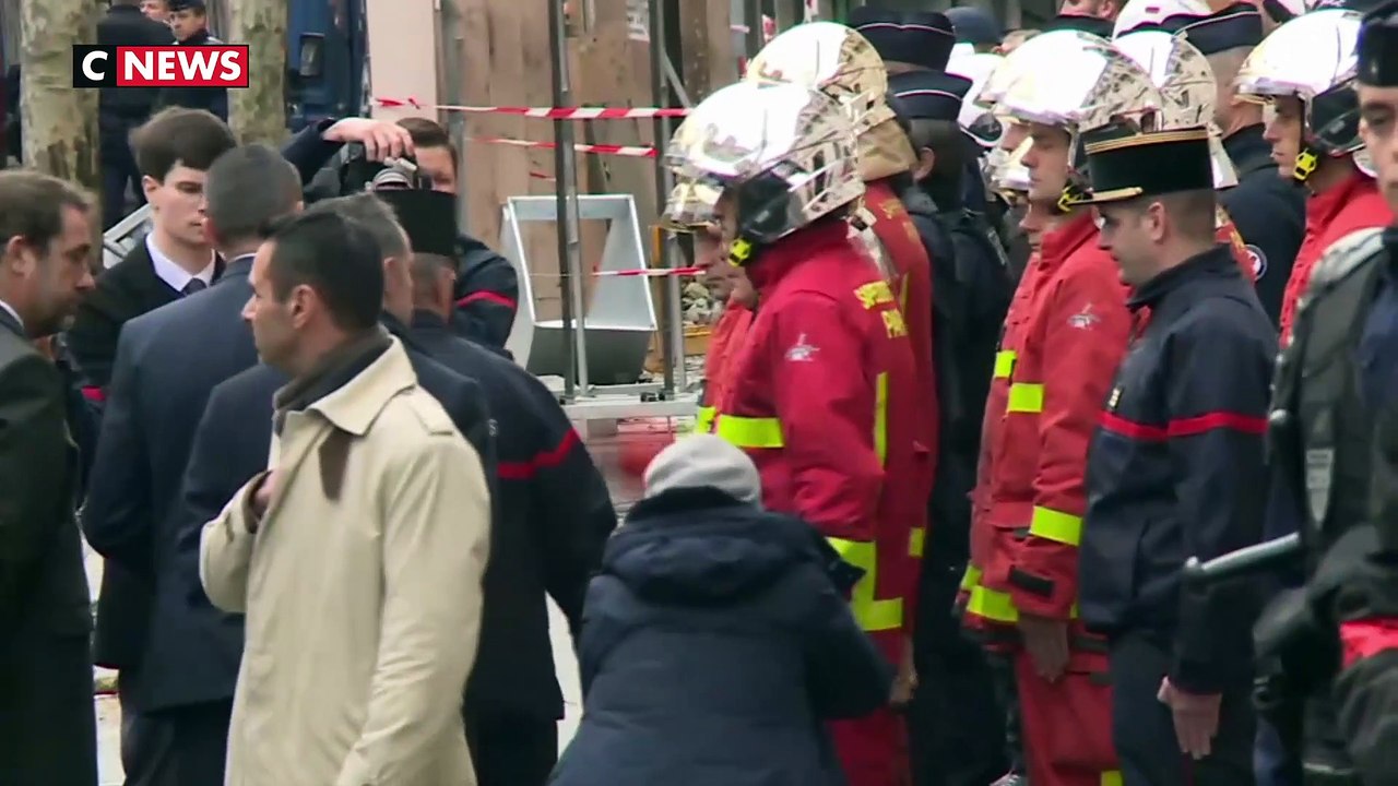 Emmanuel Macron a constaté les dégâts de samedi