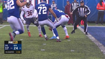 Giants special teams' tip drill downs ball inside 1-yard line