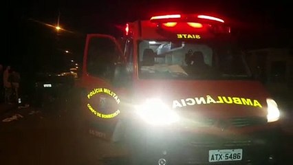 Motociclista sofre fratura em colisão de trânsito no Santa Felicidade