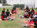 الحصة التدريبية الصباحية للفريق بالحديقة ب  Espérance Sportive de Tunis