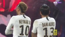 Neymar scores, dances, but goes off injured