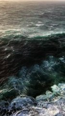 Rogue Wave hits Bishop Rock Lighthouse