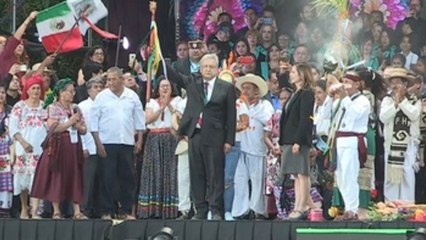 México festeja la presidencia de López Obrador con ilusión y fe intactas