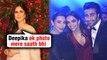 Deepika Padukone IGNORES Katrina Kaif At Reception Party | #DeepVeer