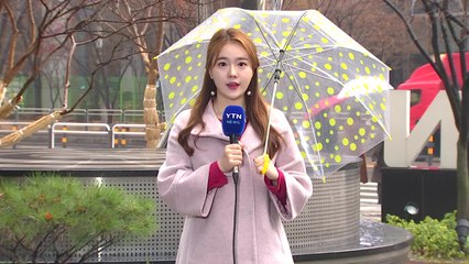 [날씨] 비 내리며 먼지 해소...내일 또 '황사' / YTN