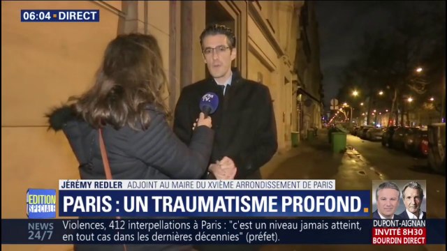 Dans le XVIe arrondissement de Paris, les dégâts sont considérables