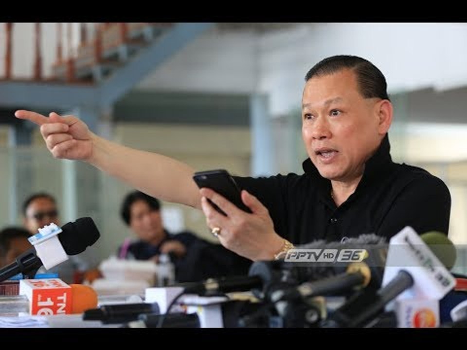 สด​!! "สันธนะ" แถลงโต้​ ประเด็น "ผบ.ตร"ให้โฆษกต...