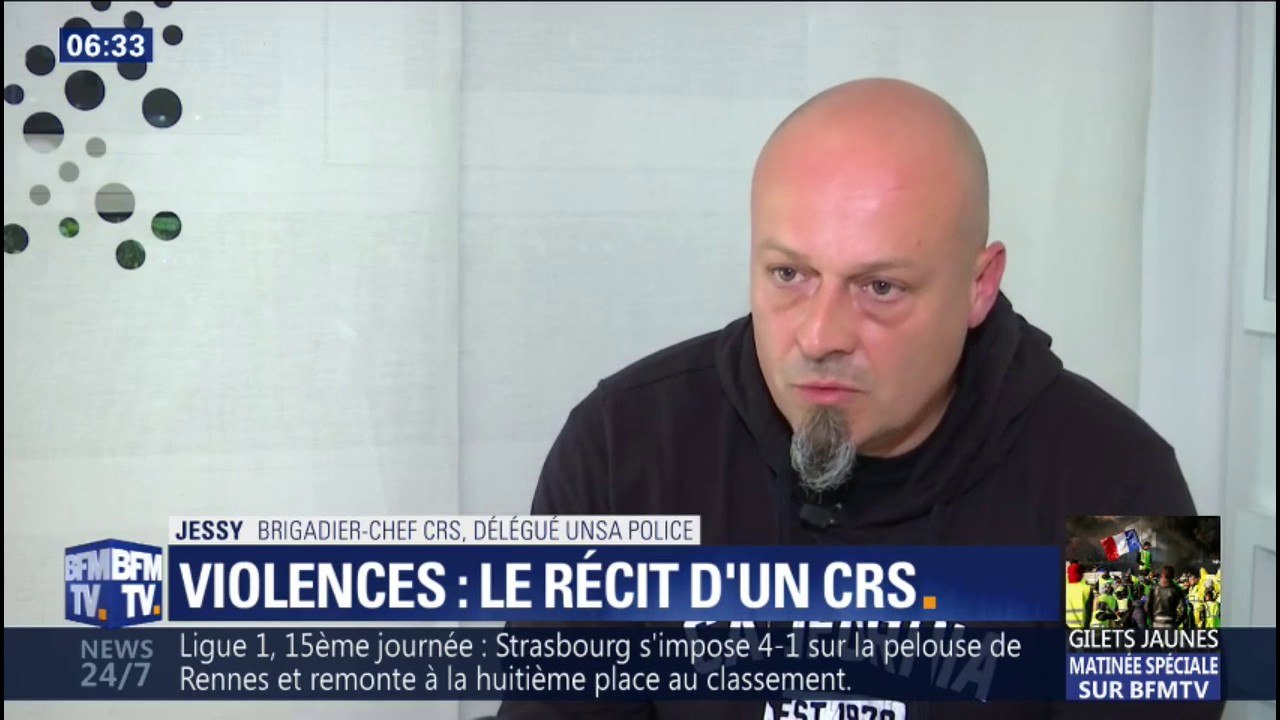 Gilets Jaunes: "Cette violence extrême je ne l'avais jamais connue", témoigne un CRS présent place de l'Étoile