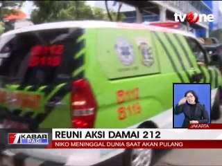 Peserta Reuni Aksi Damai 212 Meninggal Dunia