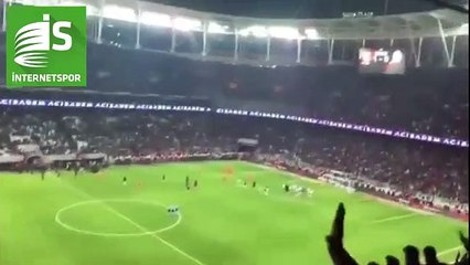 Derbi sonrası statta Bir Aslan Miyav Dedi şarkısı çalındı