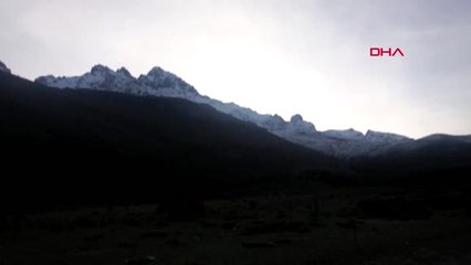 Niğde'de Dağcının Kurtarılma Anı-