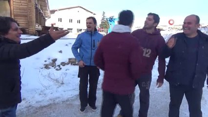 Uludağ'da Eksi 5 Derece Uzun Eşek Oynadılar