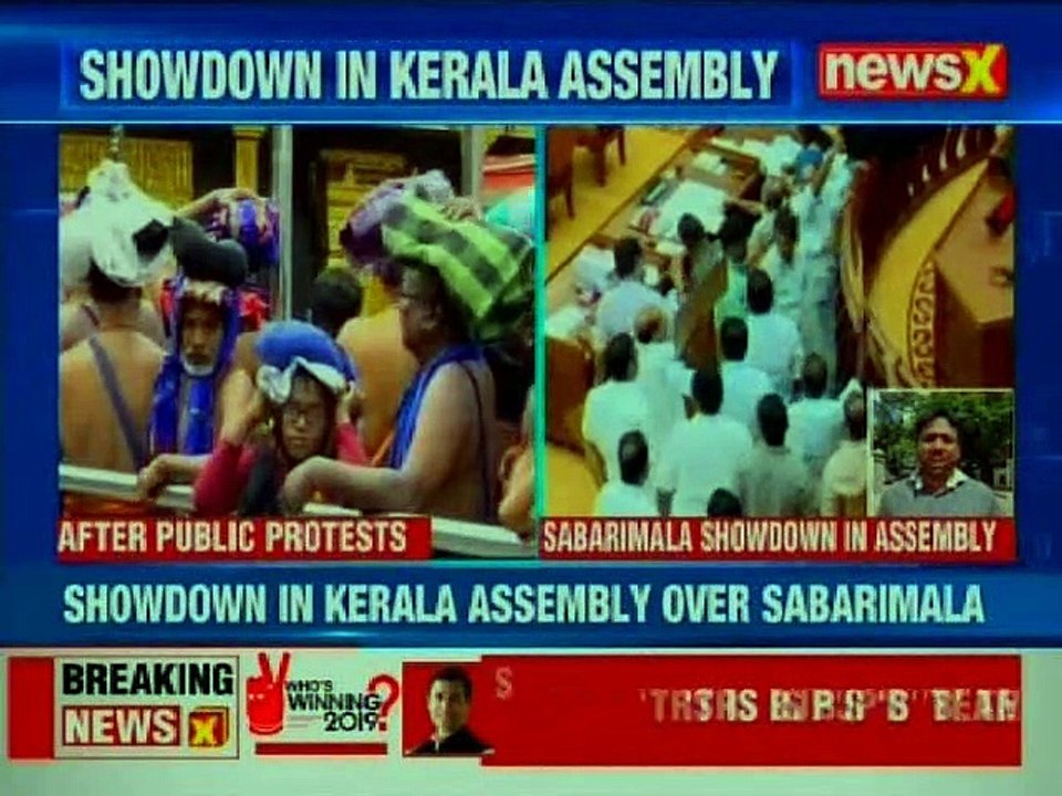 Showdown in Kerala Assembly over Sabarimala