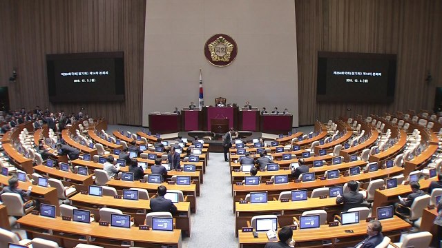오후 5시 본회의 개최…예산안 원안 상정 예정 / YTN
