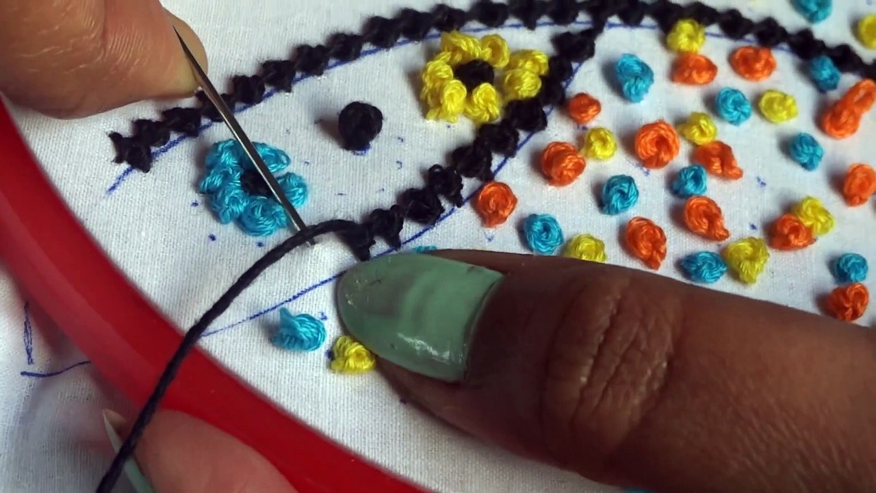 জামার গলার ডিজাইন | Hand embroidery designs for Neck design for dresses | Beautiful all over design