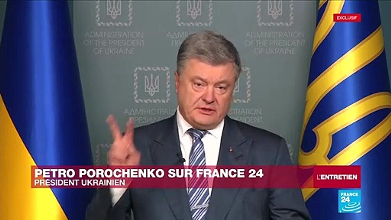 Petro Porochenko : "C'est un acte d'agression de la Fédération de Russie contre l'Ukraine"