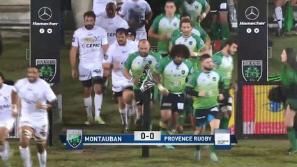 Résumé Montauban – Provence Rugby