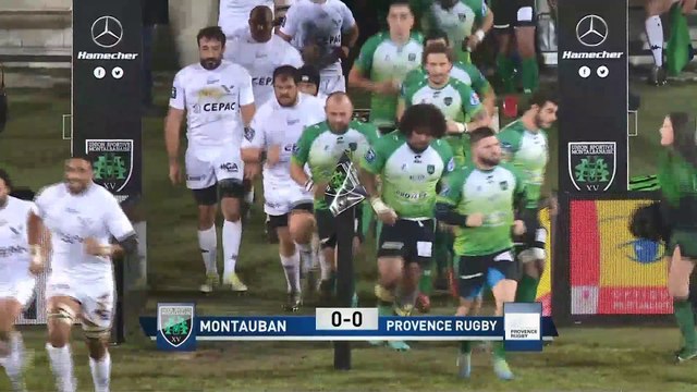 Résumé Montauban – Provence Rugby