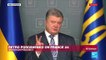 Petro Poroshenko: "It's an act of aggression of the Russian Federation against Ukraine"